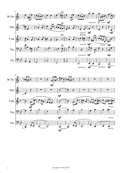 Salut d'Amour, Op.12 - Edward Elgar (Brass Quintet) image number null