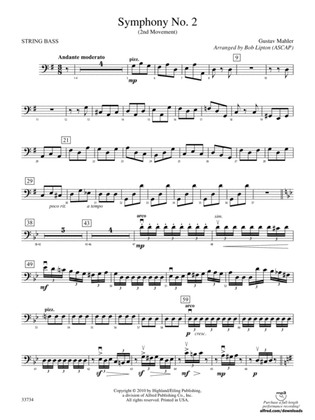 Symphony No. 2 (2nd Movement): String Bass