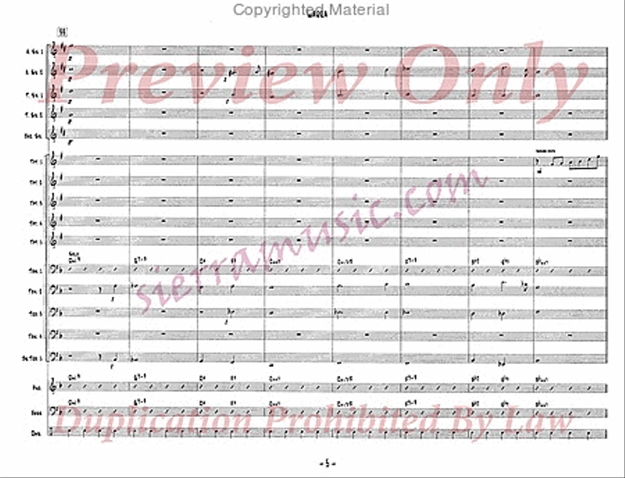 Laura Jazz Ensemble scores gallery preview page 6