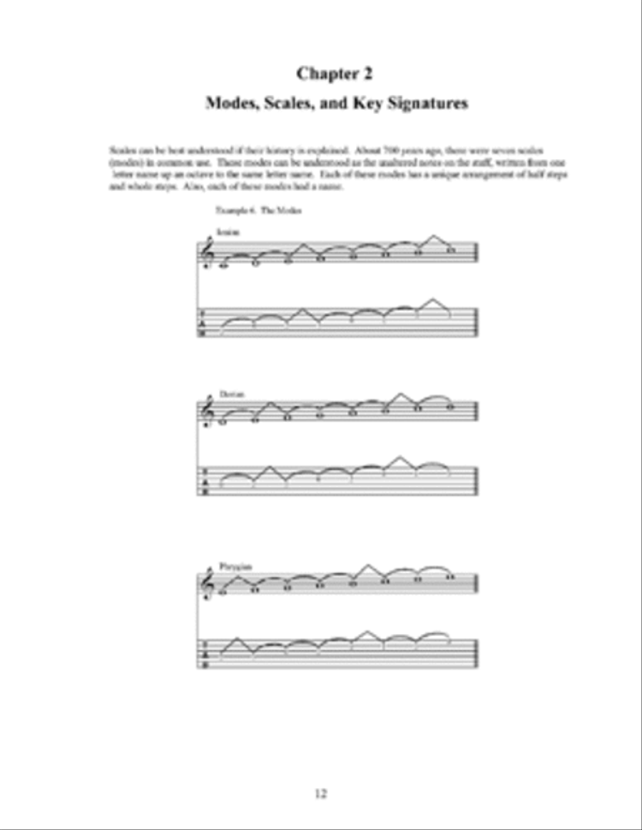 Introduction to Harmony for Guitar With Tab Guitar Tablature scores gallery preview page 2