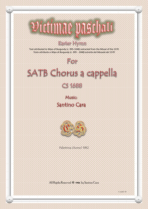 Victimae paschali - Easter hymn for SATB choir a cappella