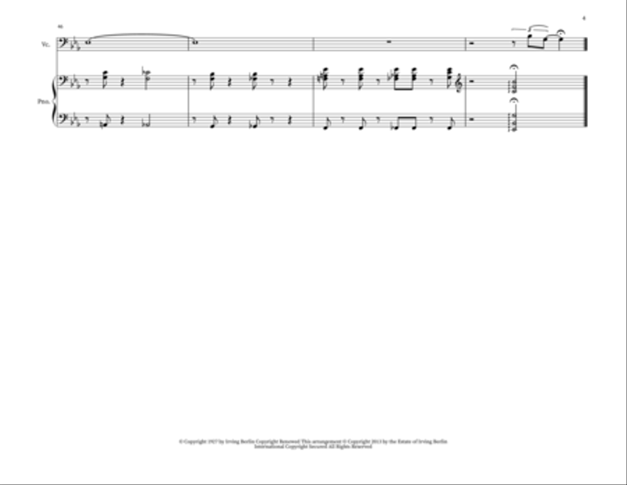 Blue Skies String Duet scores gallery preview page 4
