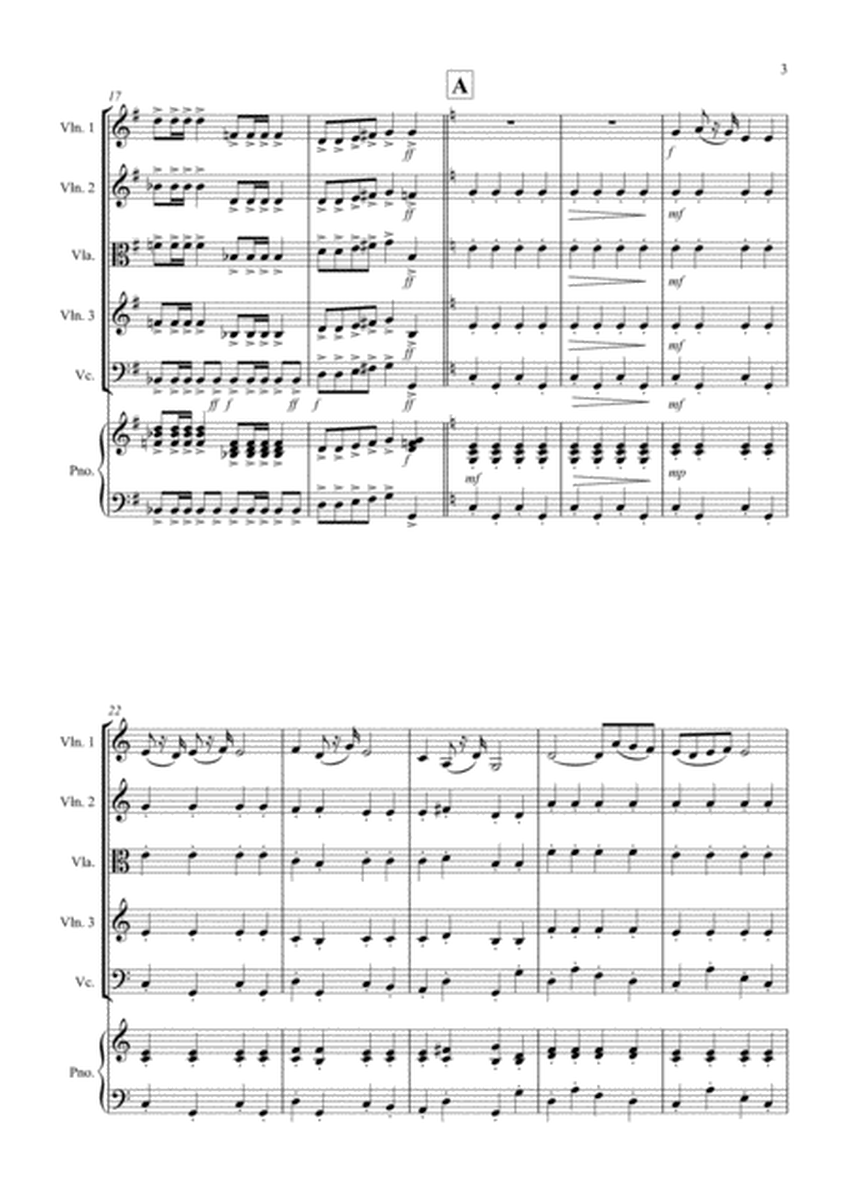 Toreador's Song (Fantasia from Carmen) for String Quartet image number null