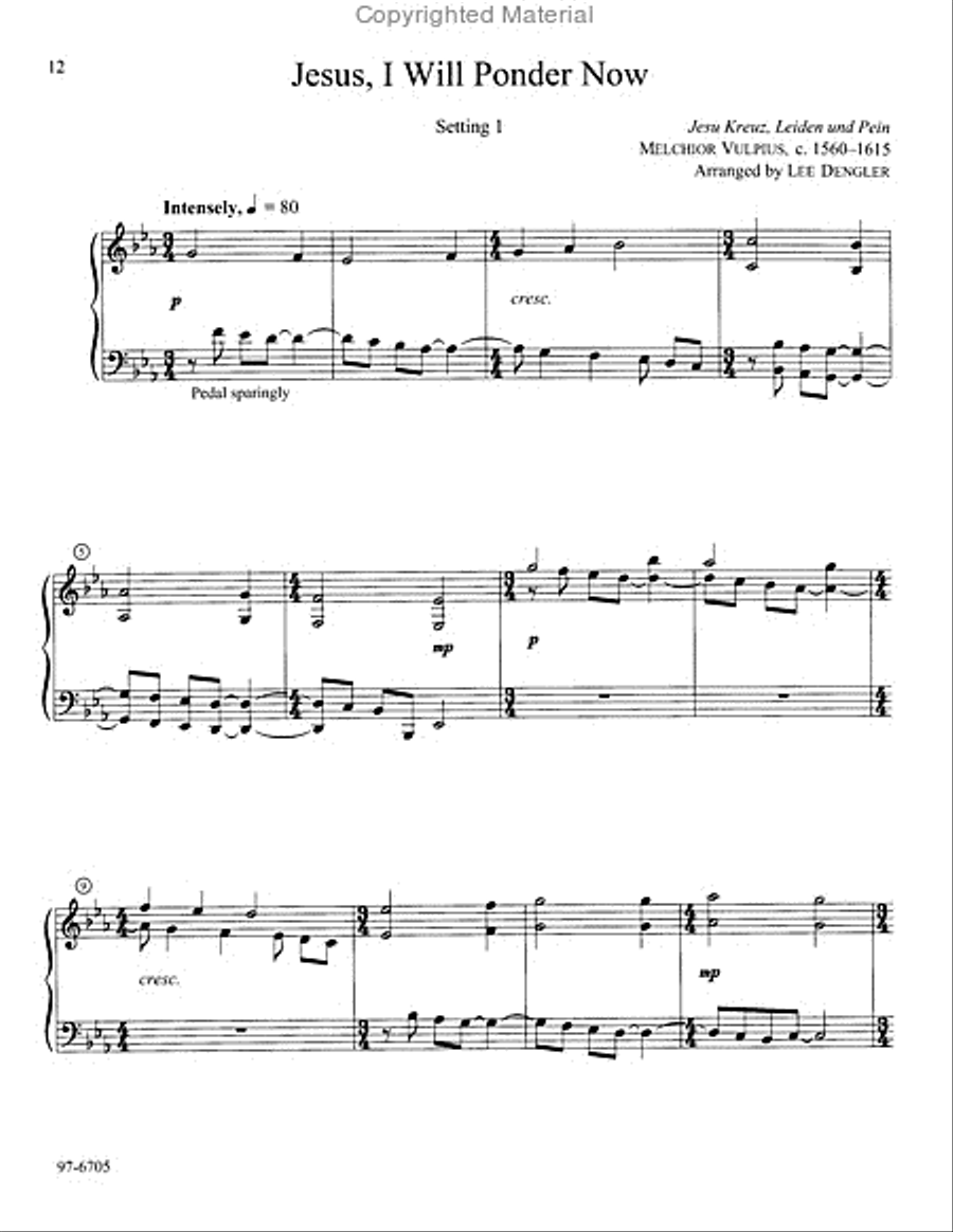 Lenten Piano Variations Lenten Piano Variations Piano Solo scores gallery preview page 5