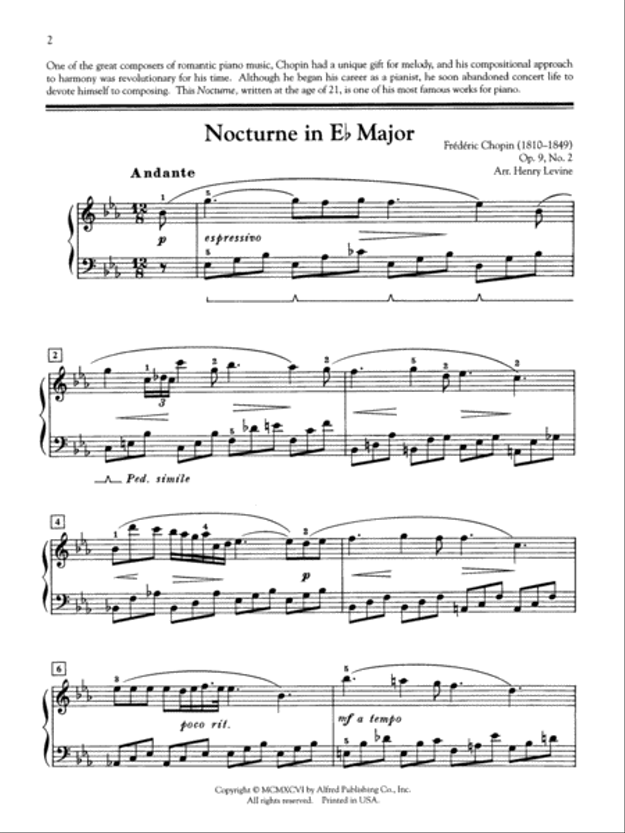 Nocturne in E-flat Major Small Ensemble scores gallery preview page 4