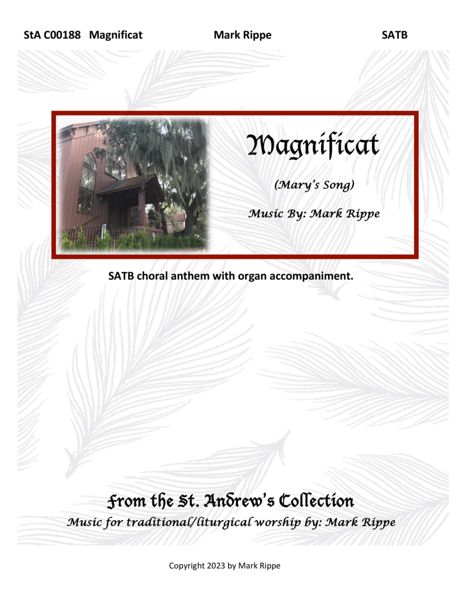 Magnificat (StA C00188) Magnificat (StA C00188) 4-Part scores gallery preview page 1