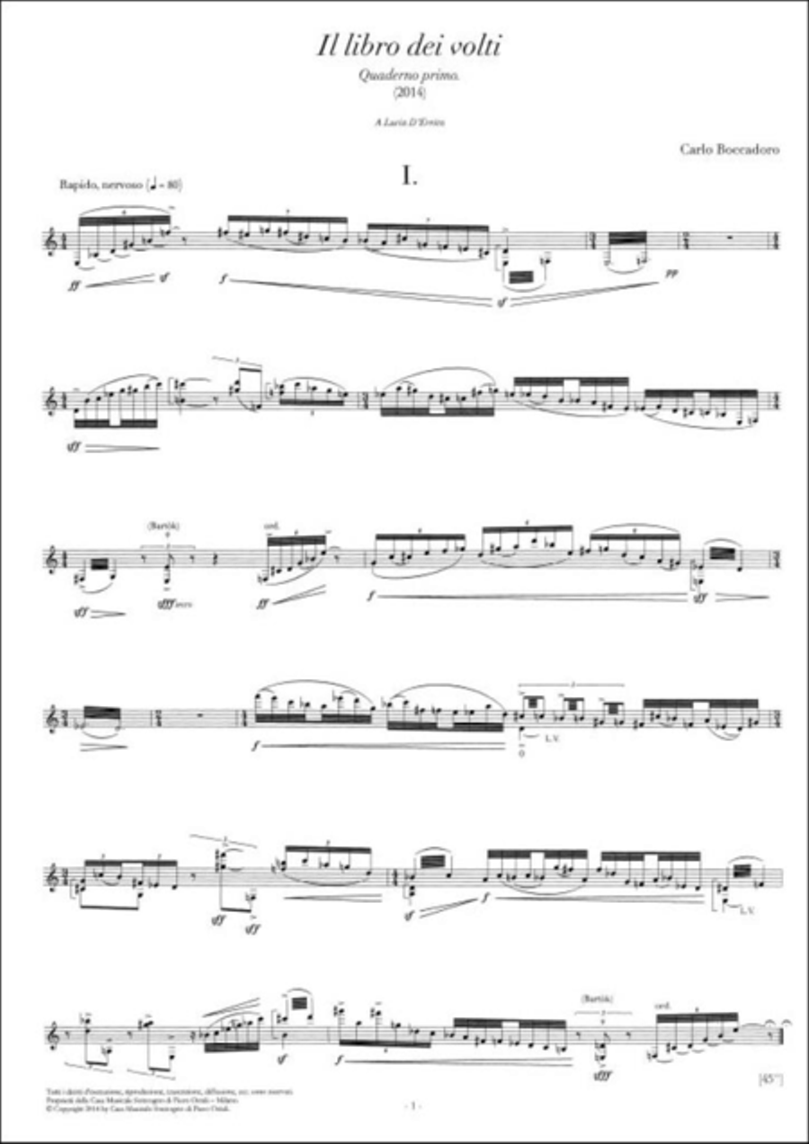 Il libro dei volti Guitar scores gallery preview page 2