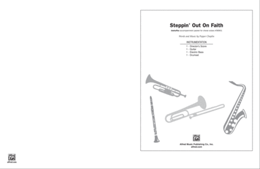 Steppin' Out on Faith Choir scores gallery preview page 1