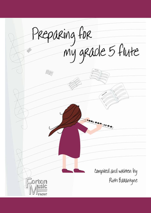 Book cover for Preparing for my Grade 5 Flute