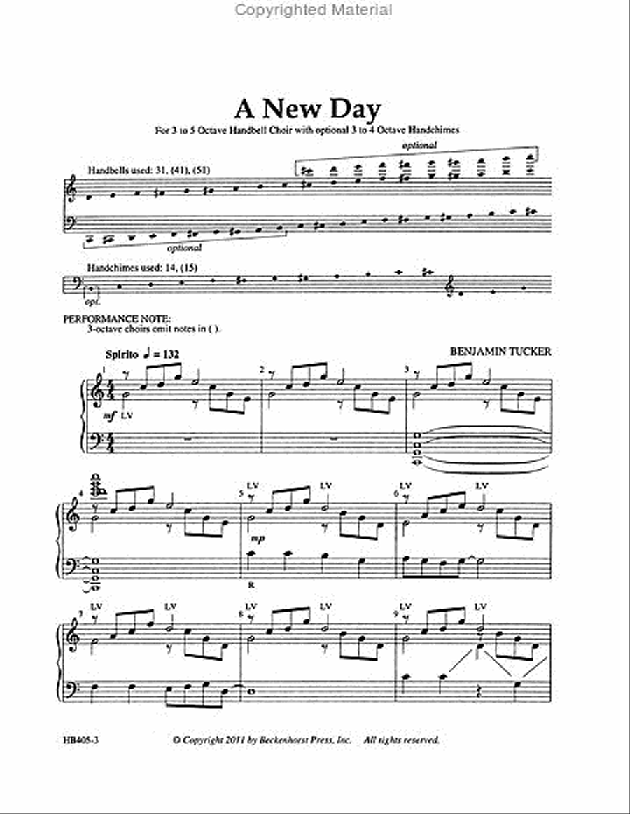 A New Day A New Day 5-Octaves scores gallery preview page 2