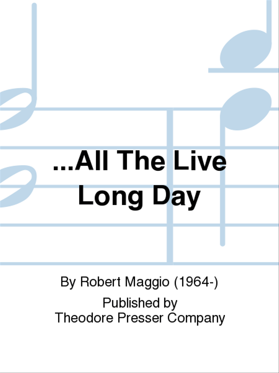 ...All The Live Long Day Chamber Music scores gallery preview page 1