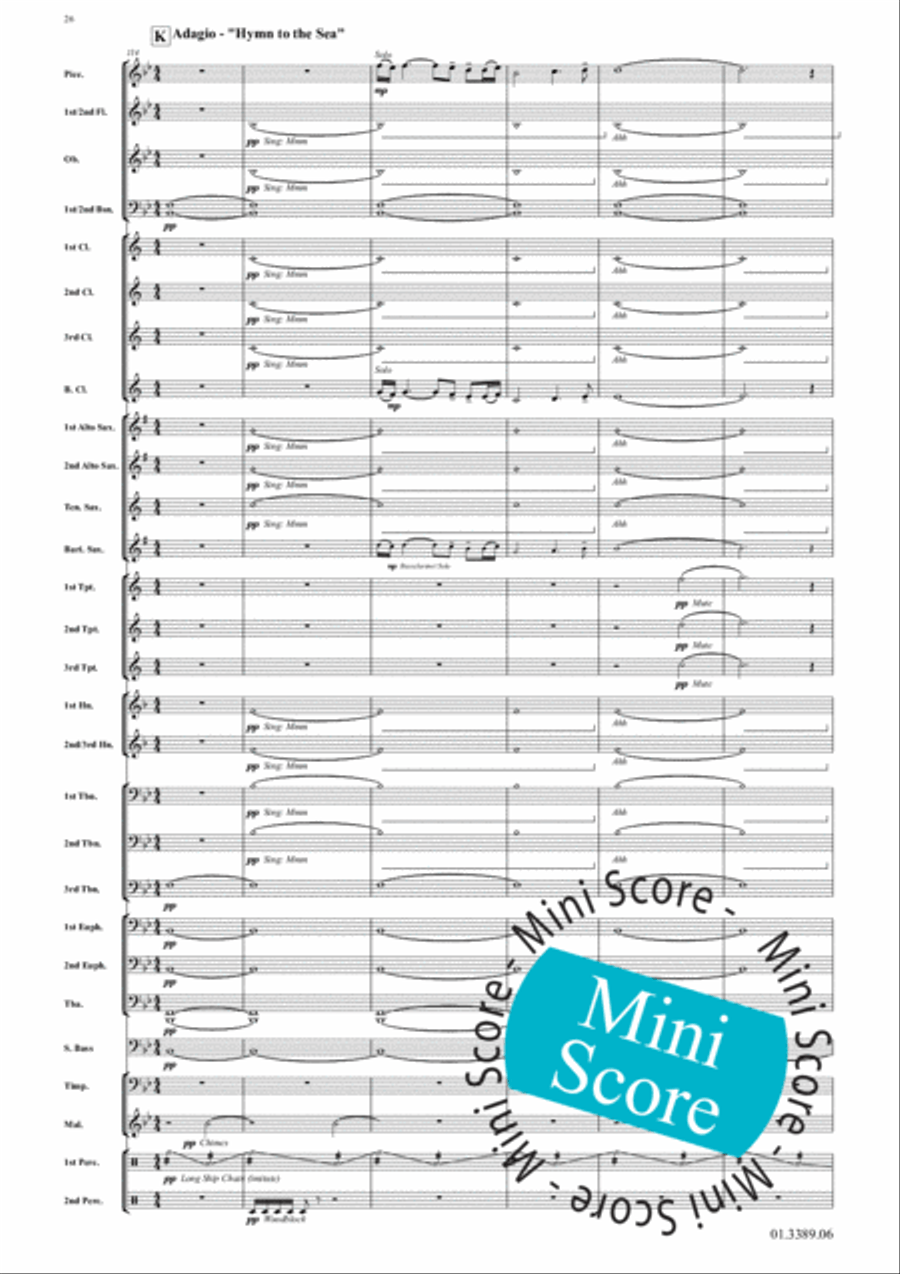 Moby Dick Concert Band scores gallery preview page 30