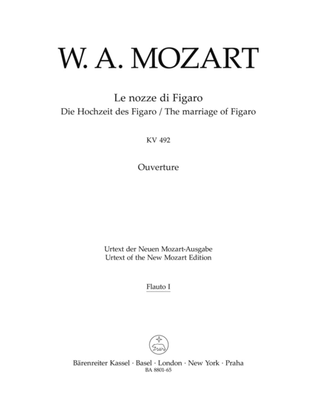 Die Hochzeit des Figaro KV 492