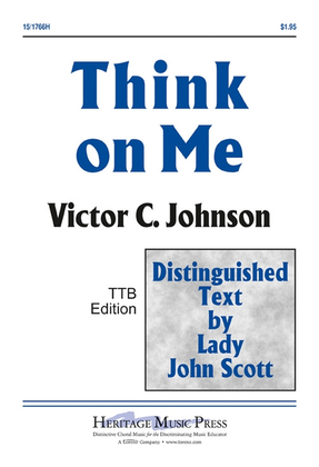 Book cover for Think on Me