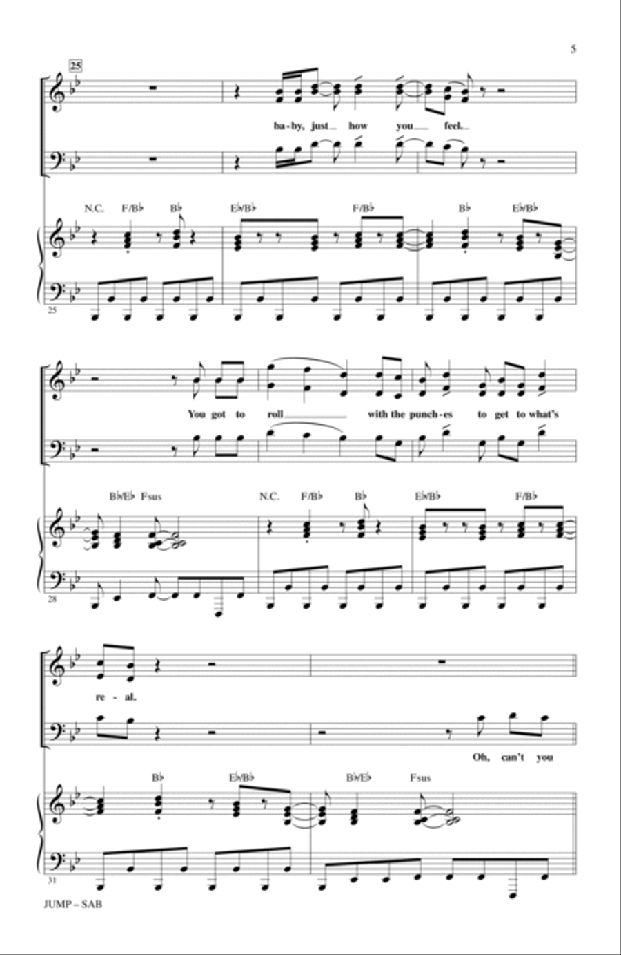 Jump (ed. Kirby Shaw) 3-Part scores gallery preview page 4