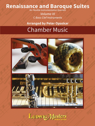 Book cover for Renaissance and Baroque Suites, Vol. 3 - Bass Clef Instruments Book