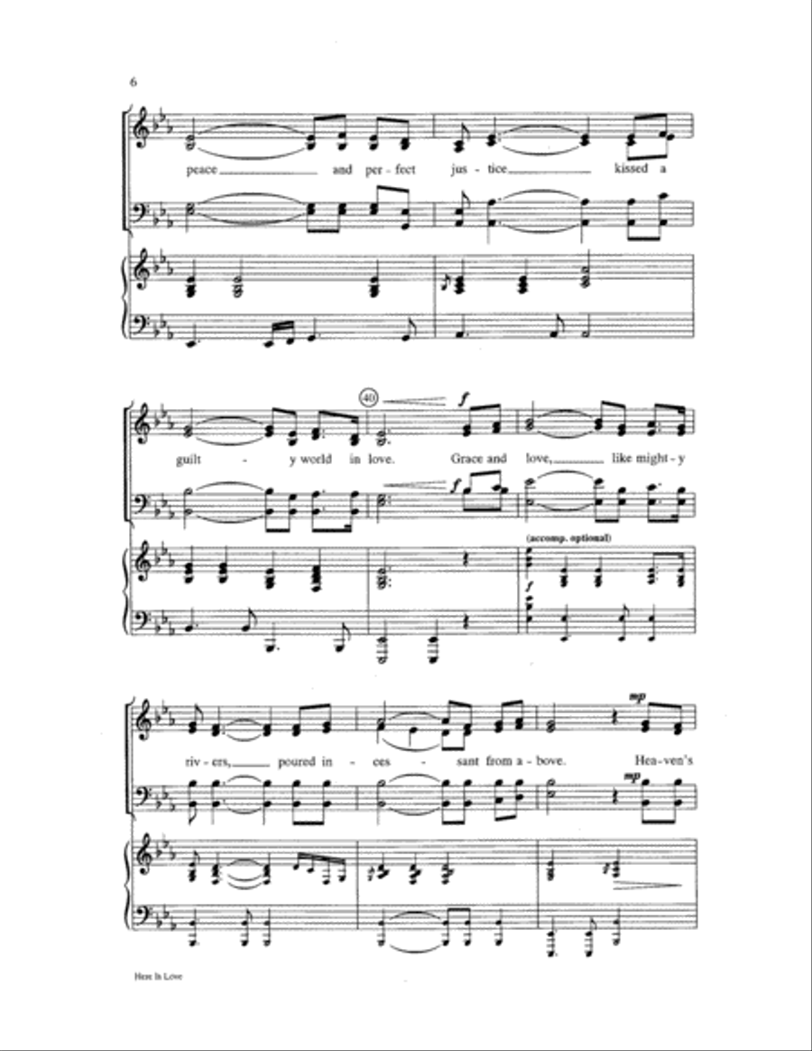 Here Is Love Choir scores gallery preview page 6