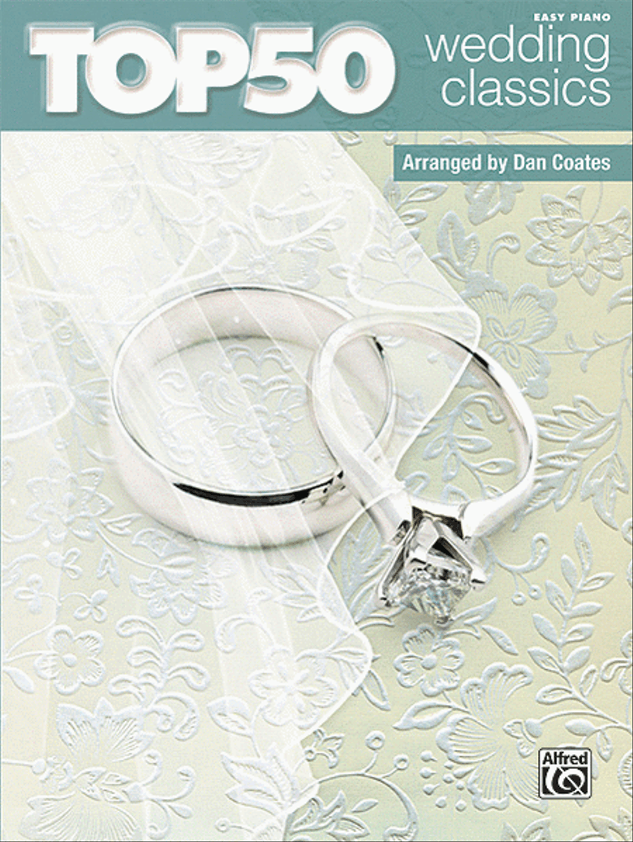 Top 50 Wedding Classics Easy Piano scores gallery preview page 1