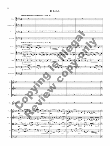 Serenade in A Major (Complete Orchestral Set)