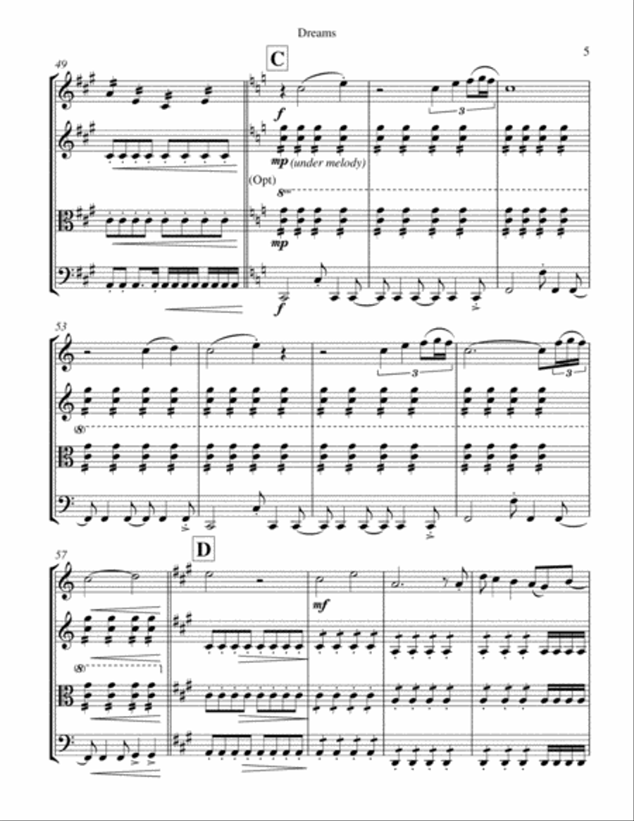 Dreams String Trio scores gallery preview page 6