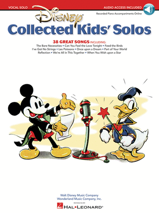 Book cover for Disney Collected Kids' Solos