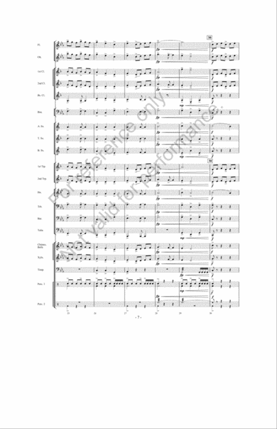 Legend of Pirates Cove Concert Band scores gallery preview page 6