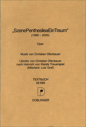 Book cover for SzenePenthesileaEinTraum