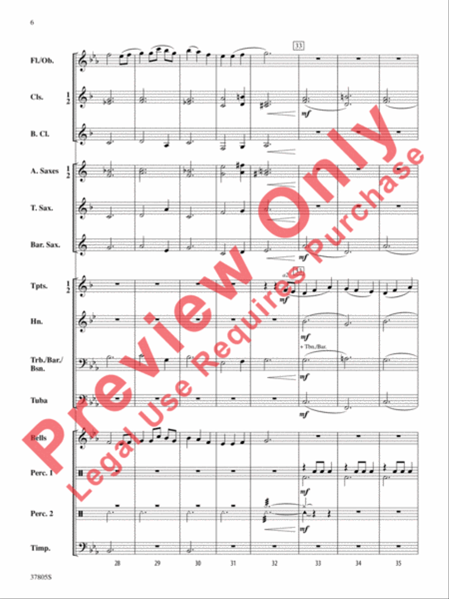 Daydreaming Daydreaming Concert Band scores gallery preview page 7
