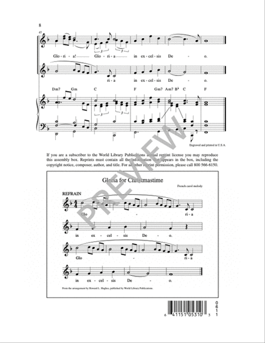 Gloria for Christmastime Gloria for Christmastime Christmas scores gallery preview page 5