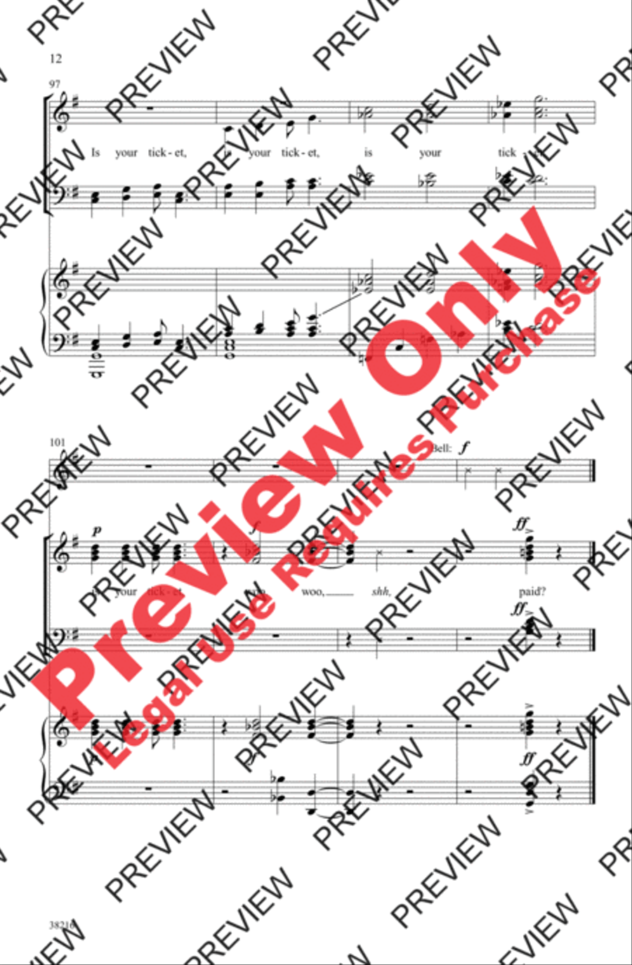 There's a Train 4-Part scores gallery preview page 12