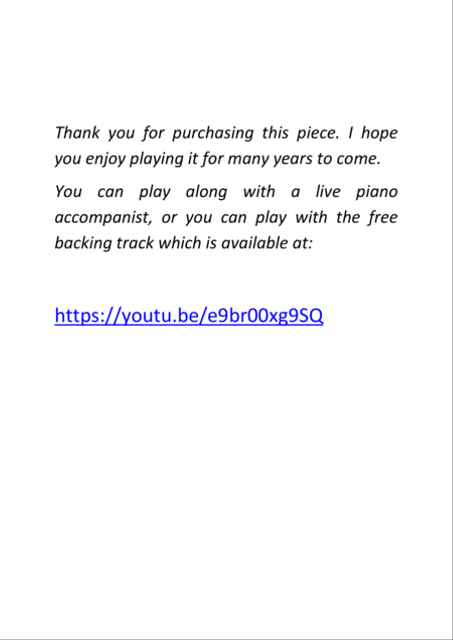 5 Beautiful Flute Solos for Fun - with FREE BACKING TRACKS and piano accompaniment to play along Flute Solo scores gallery preview page 5