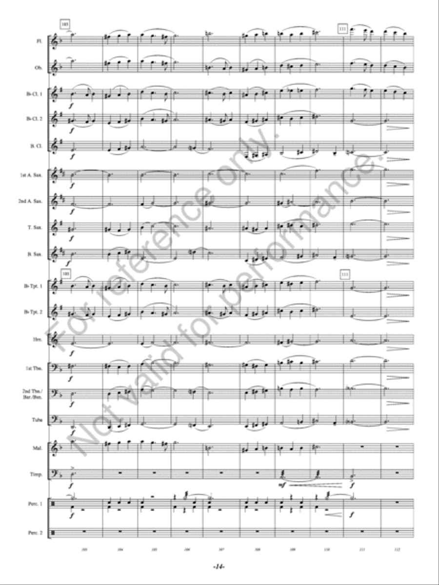 Winterwinds Winterwinds Concert Band scores gallery preview page 15