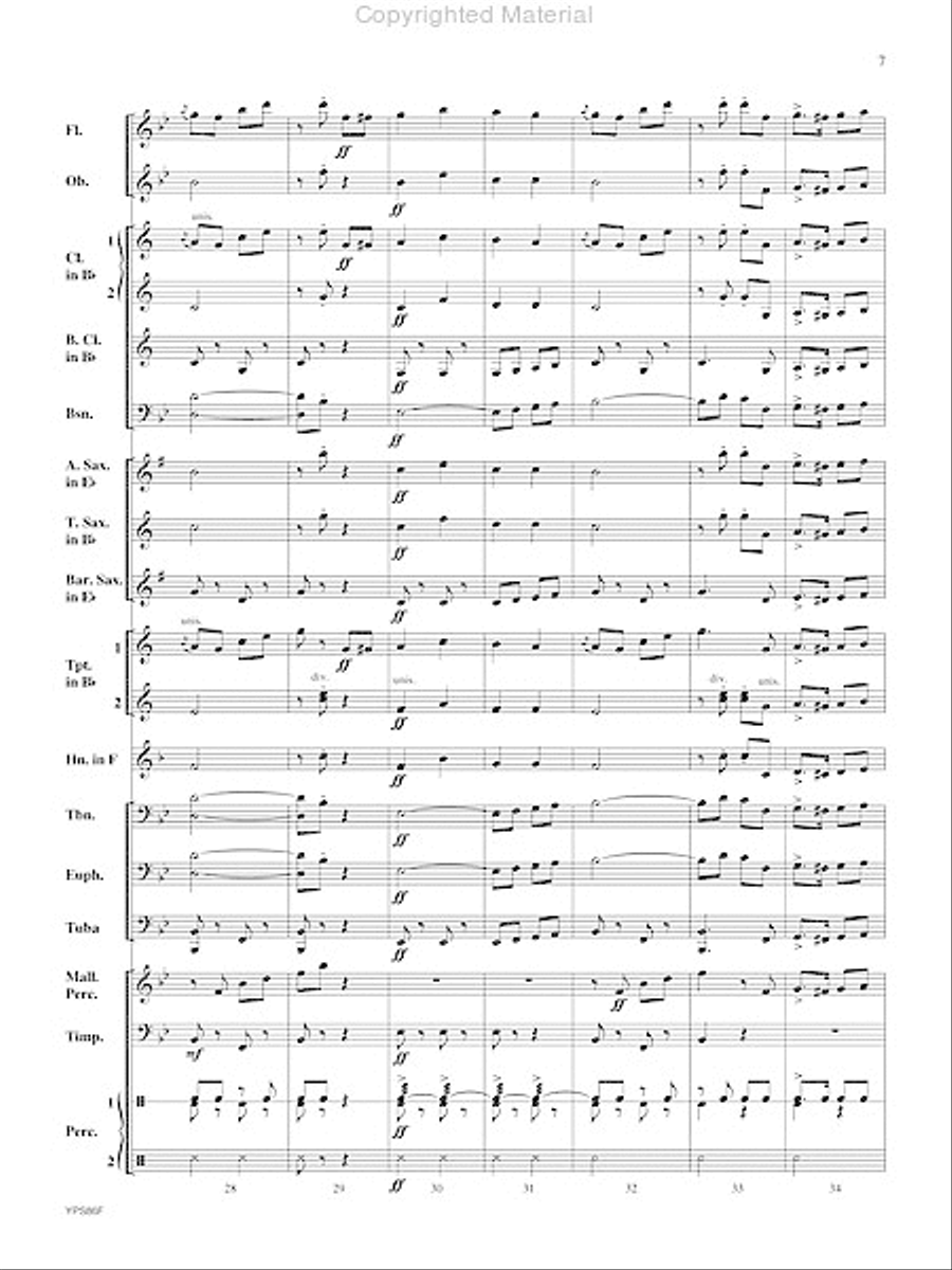 Advance Concert Band scores gallery preview page 8