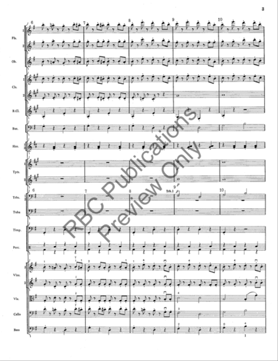 Radetzky March Full Orchestra scores gallery preview page 4