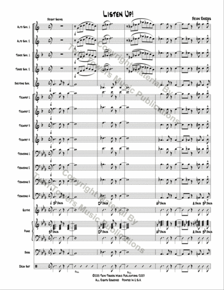 Listen Up Listen Up Jazz Ensemble scores gallery preview page 3