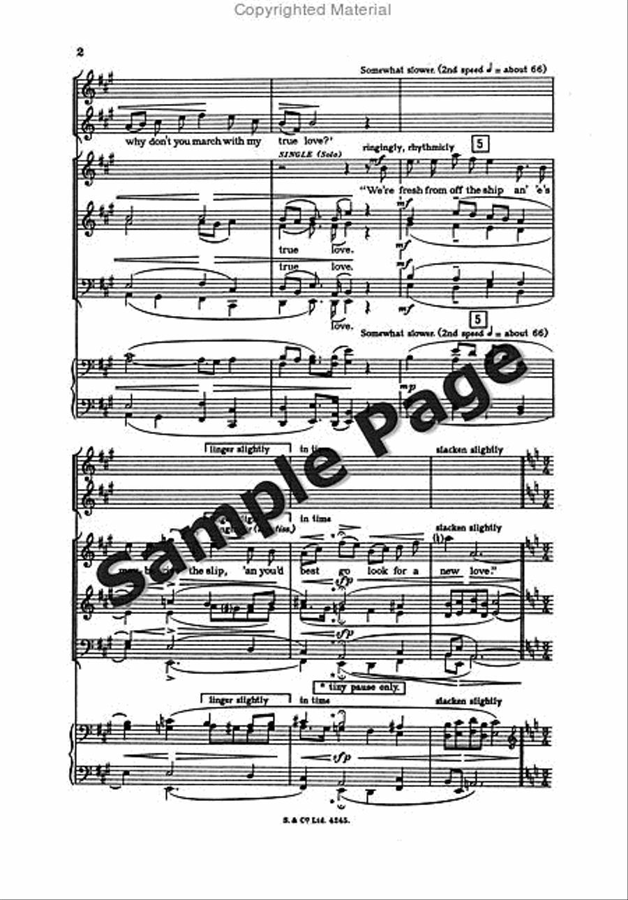 Soldier, Soldier 4-Part scores gallery preview page 5