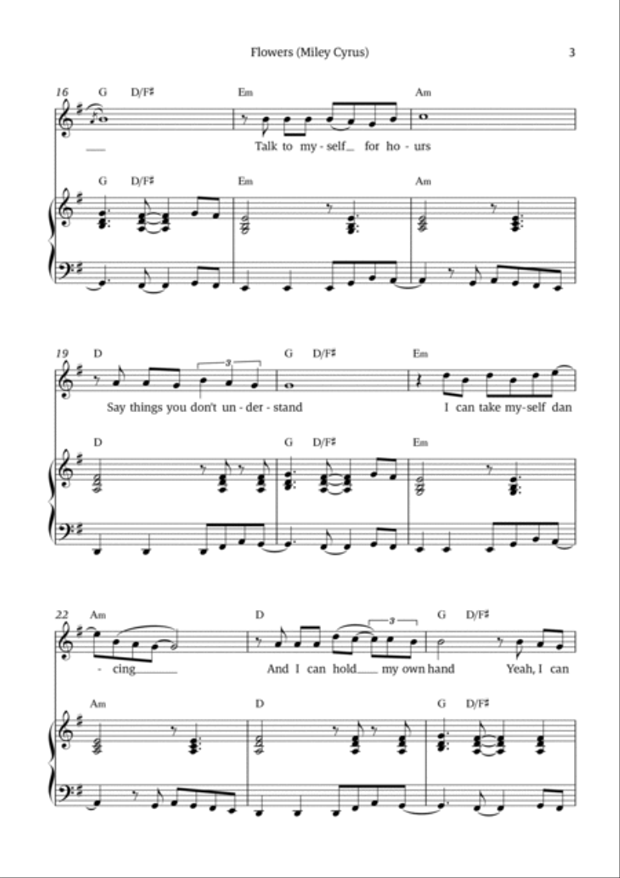 Flowers Voice scores gallery preview page 3