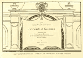 Book cover for First Taste of Telemann