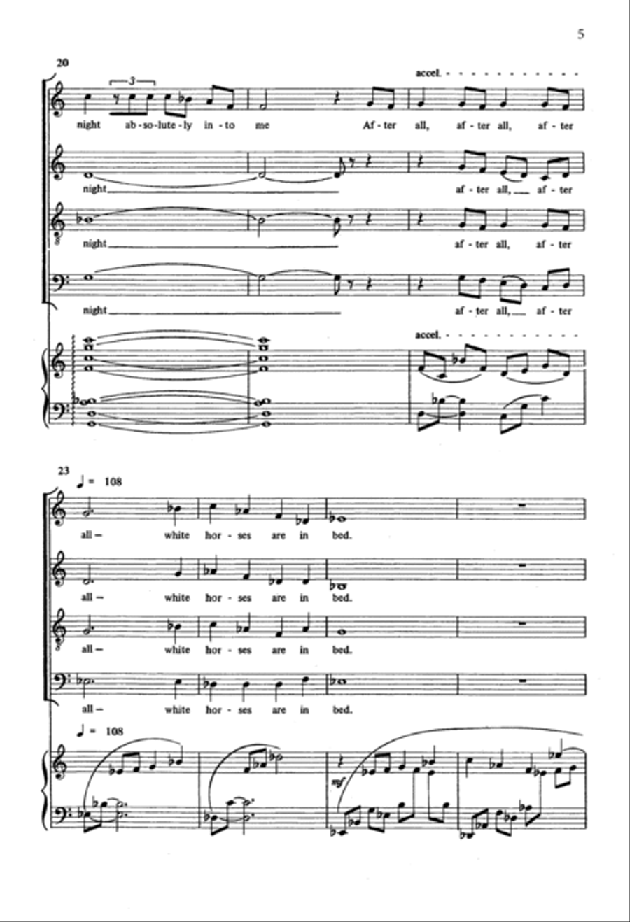 White Horses 4-Part scores gallery preview page 5
