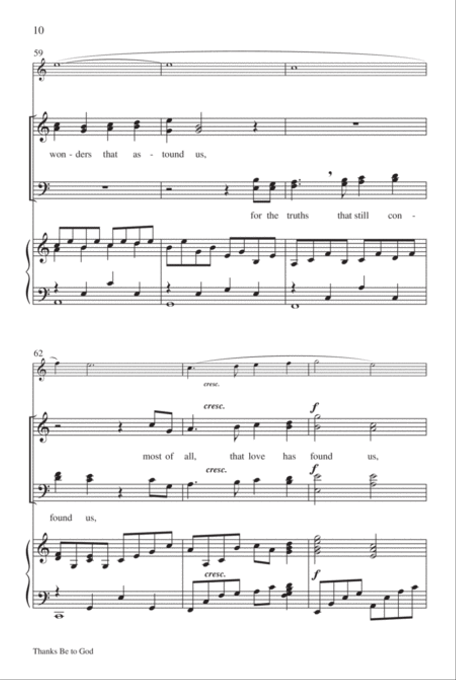 Thanks Be to God 4-Part scores gallery preview page 11