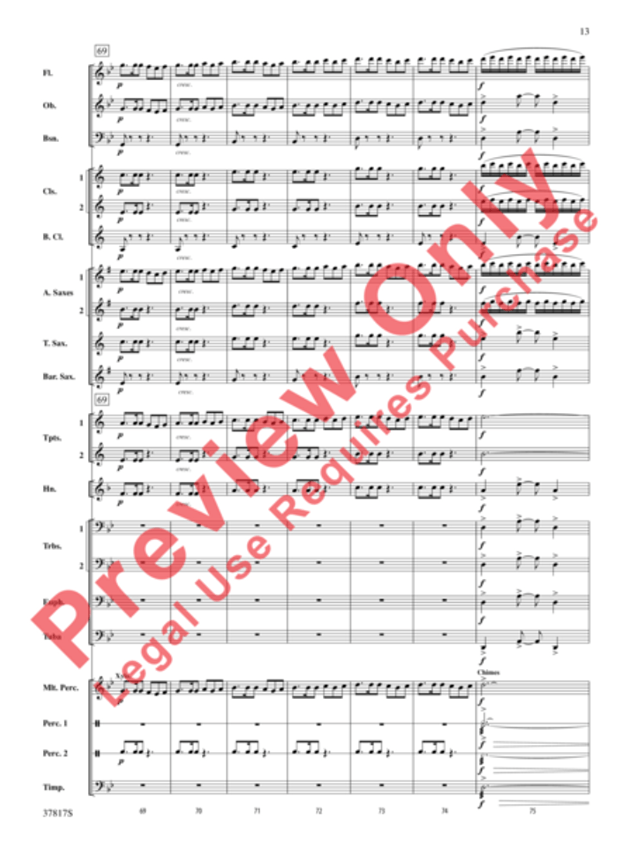 La Tregenda La Tregenda Concert Band scores gallery preview page 6