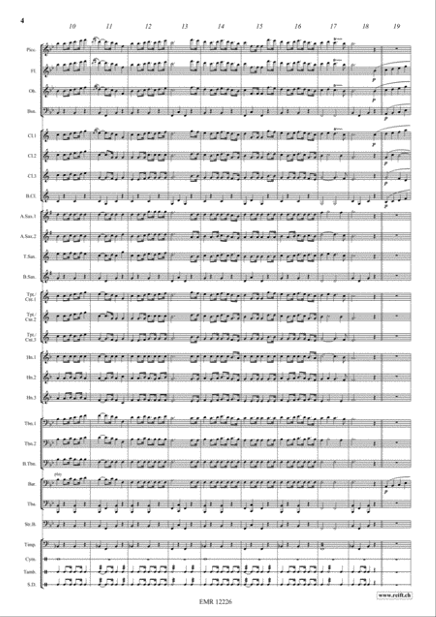 Marche Royale Concert Band scores gallery preview page 5