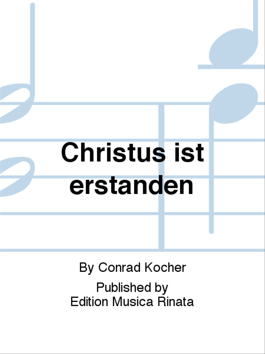 Christus ist erstanden 4-Part scores gallery preview page 1