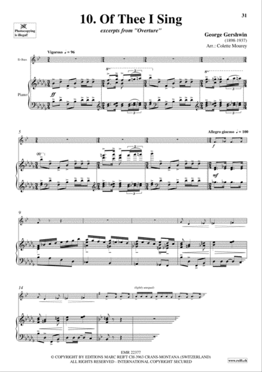 Gershwin 20 Greatest Hits Voice Solo scores gallery preview page 12