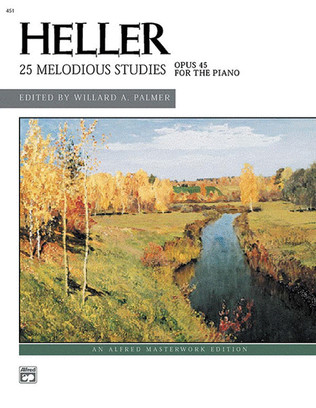 Book cover for Heller -- Melodious Studies (Complete)