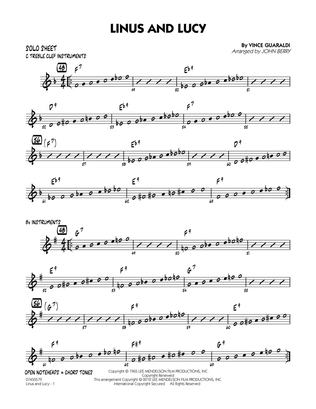 Linus And Lucy - Solo Sheet