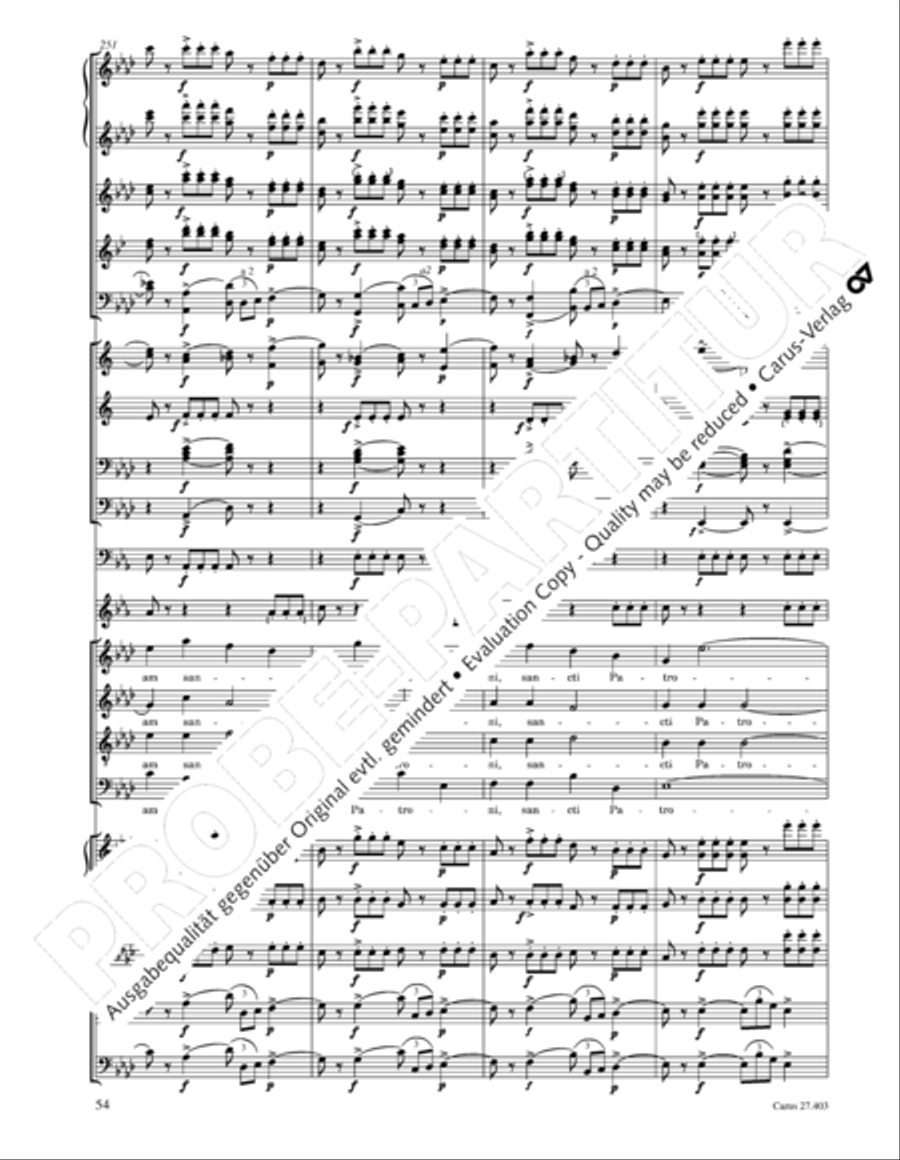 Mottetto per San Paolino Mottetto per San Paolino 4-Part scores gallery preview page 55
