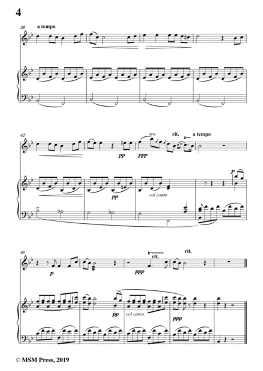 Tosti-Lungi, for Violin and Piano Violin Solo scores gallery preview page 6