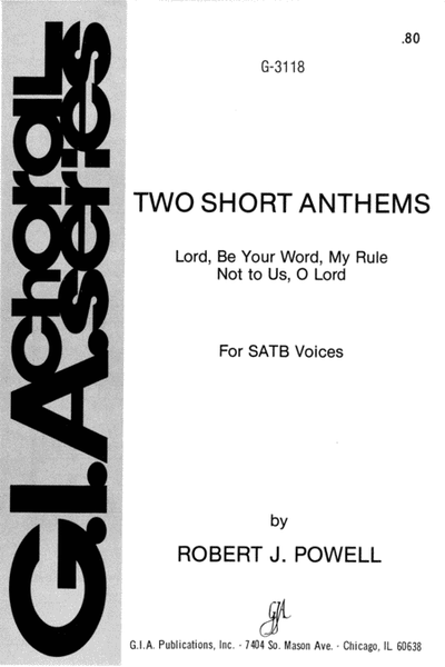 Two Short Anthems