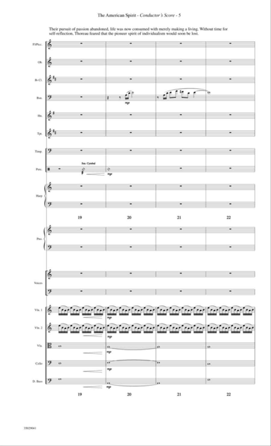 The American Spirit - Score Choir scores gallery preview page 5